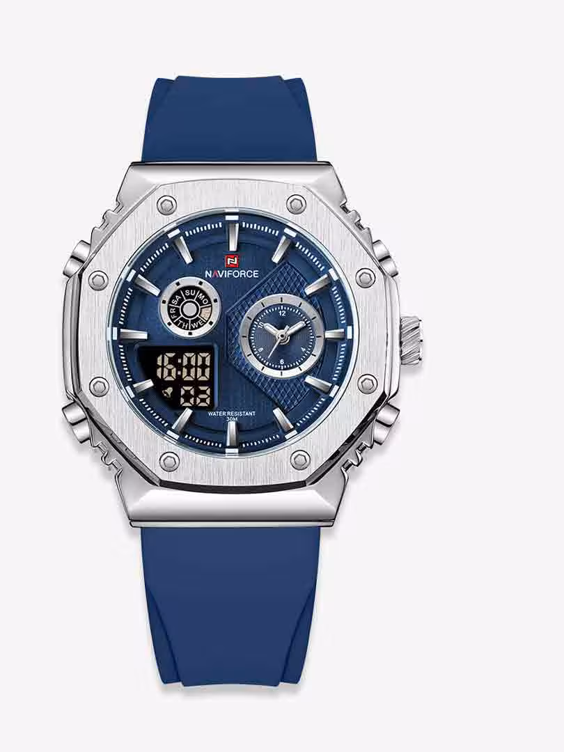 ساعت مچی دوزمانه مردانه نیوی فورس Naviforce 9216 S/BE/BE