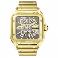 ساعت مچی مردانه کارتیر Cartier Santos Skeleton WHSA0015