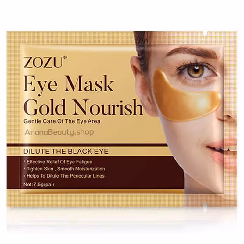 ماسک ورقه ای زیر چشم زوزو مدل Gold Moist
