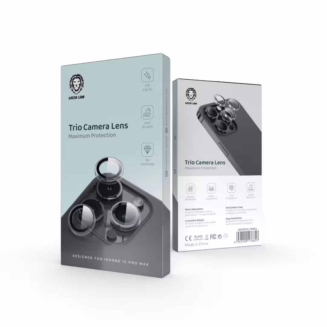 محافظ لنز تریو سری آیفون 13پرومکس گرین Green Camera Lens Trio Iphone 13PROMAX