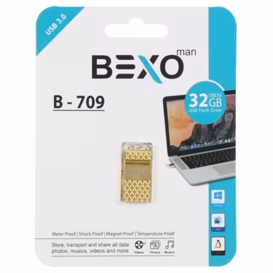 فلش مموری بکسو مدل B-709 USB3.0 ظرفیت 32 گیگابایت