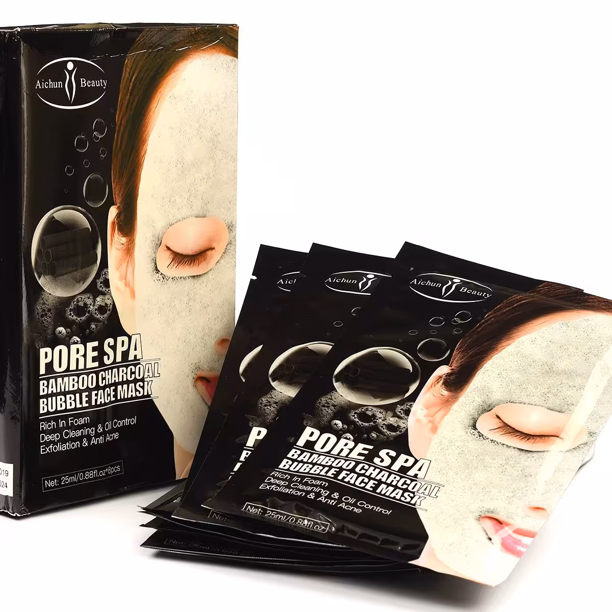 ماسک ورقه ای حبابی بامبو مخصوص منافذ باز ایچون بیوتی