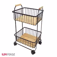 جا پیازی عروس نوین مدل پریا چرخدار 2 طبقه