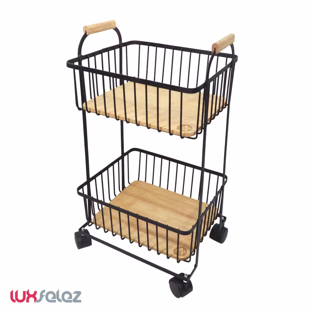 جا پیازی عروس نوین مدل پریا چرخدار 2 طبقه