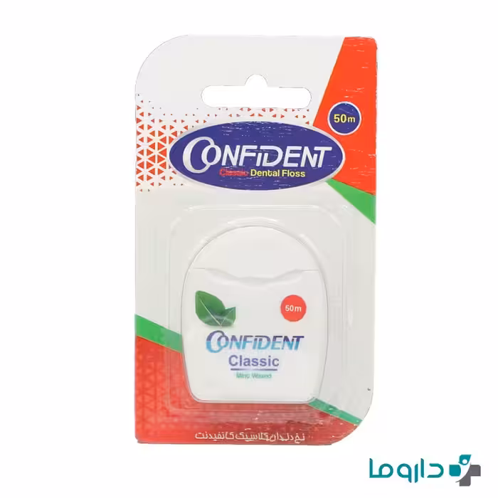 نخ دندان کانفیدنت کلاسیک 50 متری