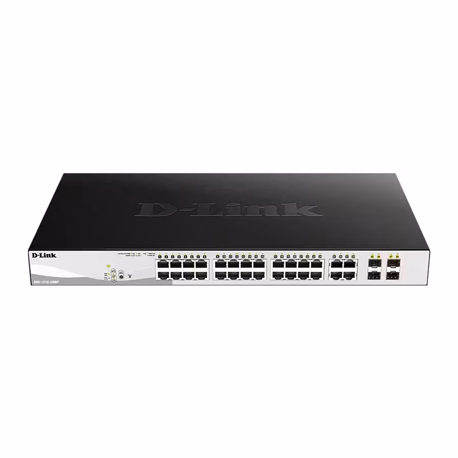 سوئیچ 28 پورت دی لینک DGS-1210-28MP