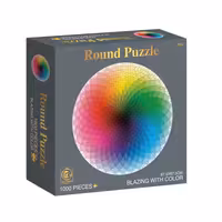 پازل 1000 تکه طرح رنگارنگ مدل دایره | چاوه