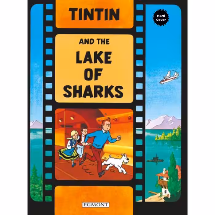 کتاب ماجراهای تن تن دریاچه کوسه ها