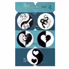 پیکسل پرمانه طرح یین و یانگ کد pmg.5107 مجموعه 5 عددی