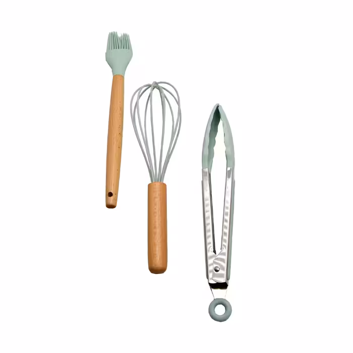 سرویس کفگیر و ملاقه 12 پارچه کیچن ست مدل سیلیکونی کد a12