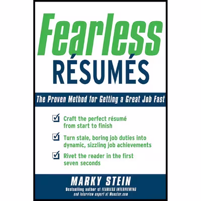کتاب Fearless Resumes اثر Marky Stein انتشارات McGraw Hill