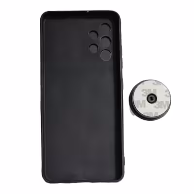 کاور طرح خرس کد 370 مناسب برای گوشی موبایل سامسونگ Galaxy A32 4G به همراه پاپ سوکت