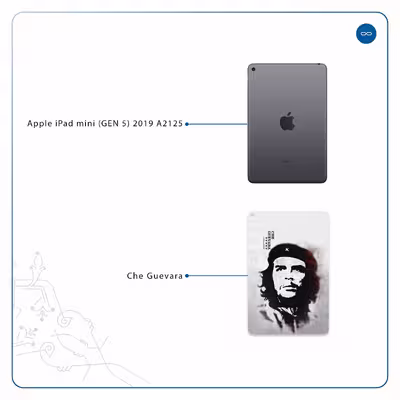 برچسب پوششی ماهوت مدل Che-Guevara مناسب برای تبلت اپل iPad mini (GEN 5) 2019 A2125