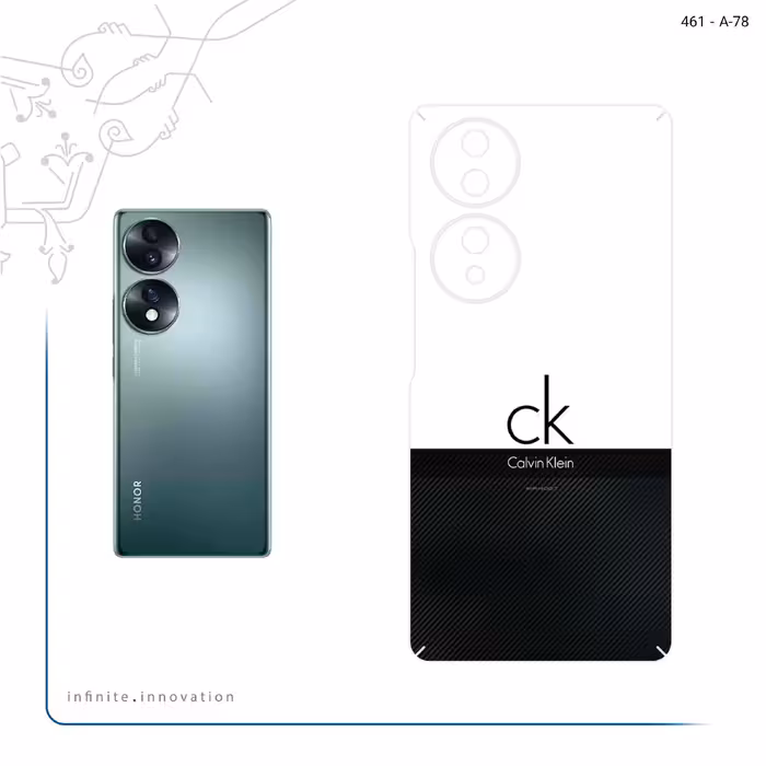 برچسب پوششی ماهوت مدل Calvin Klein مناسب برای گوشی موبایل آنر 70