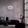 چراغ دیواری نئون دیزاین طرح Batman_WHT