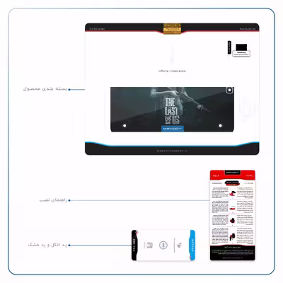 برچسب پوششی ماهوت مدل The Last of Us مناسب برای تبلت سامسونگ Galaxy Tab S2 9.7 2015 T815