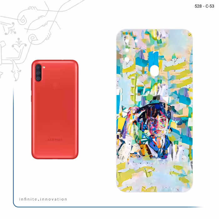 برچسب پوششی ماهوت مدل Collage of Women Portrait 1 مناسب برای گوشی موبایل سامسونگ Galaxy A11