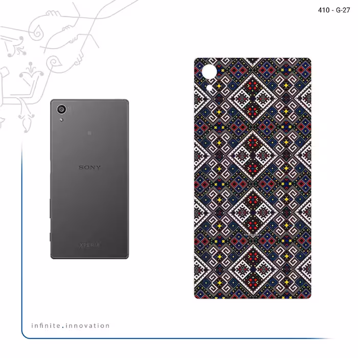 برچسب پوششی ماهوت مدل SISTAN Needlework 1 مناسب برای گوشی موبایل سونی Xperia Z5