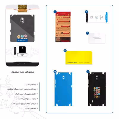 برچسب پوششی ماهوت مدل Doughnut-FullSkin مناسب برای گوشی موبایل نوکیا C1