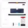 برچسب پوششی ماهوت مدل Deep-Blue-Leather مناسب برای تبلت اپل iPad Air 2013 A1475