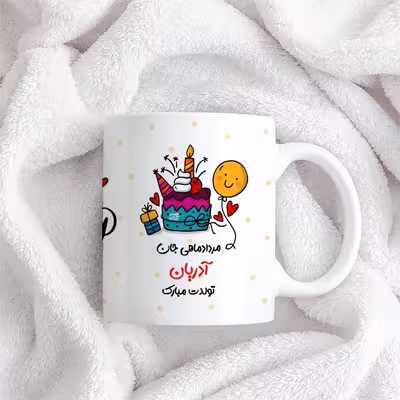 ماگ حس آمیزی طرح مردادماهی جان مدل آدریان