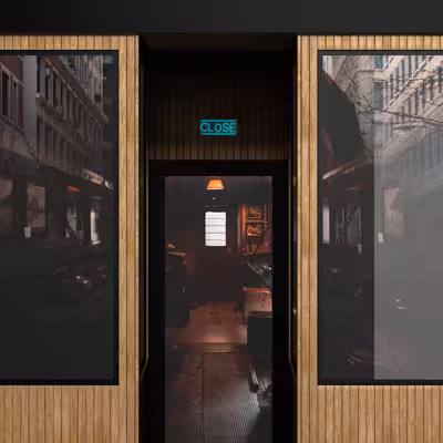 چراغ دیواری نئون دیزاین طرح Close-BL_TBL