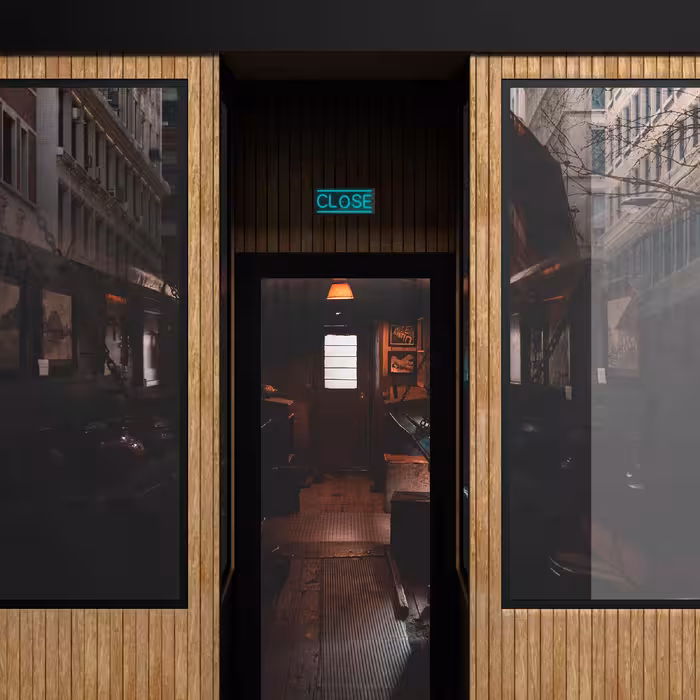 چراغ دیواری نئون دیزاین طرح Close-BL_TBL