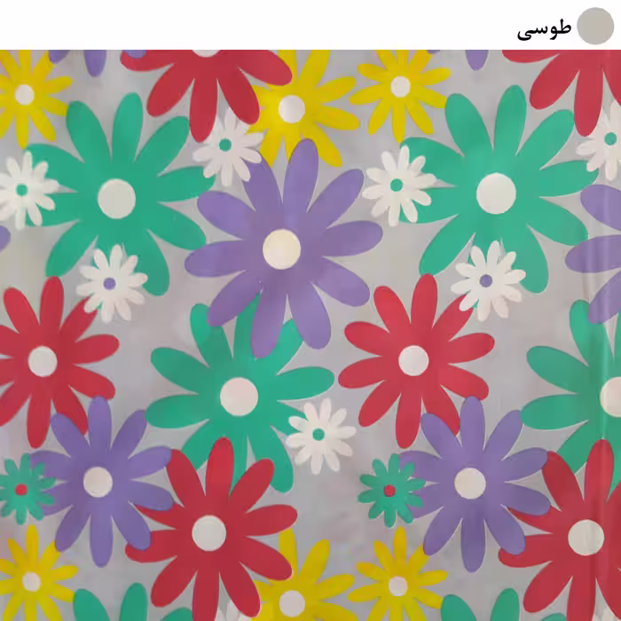 ملحفه تشک سندس مدل رنگارنگ کد F274 سایز 195x90 سانتی متر
