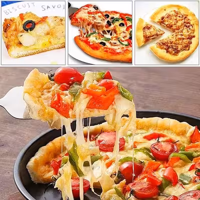 ظرف پخت پیتزا به گز مدل گرد گرانیتی کد 23 