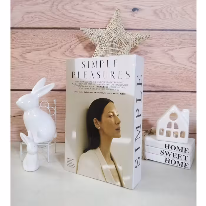  جعبه دکوری مدل کتاب دکوراتیو طرح SIMPLE کد 00