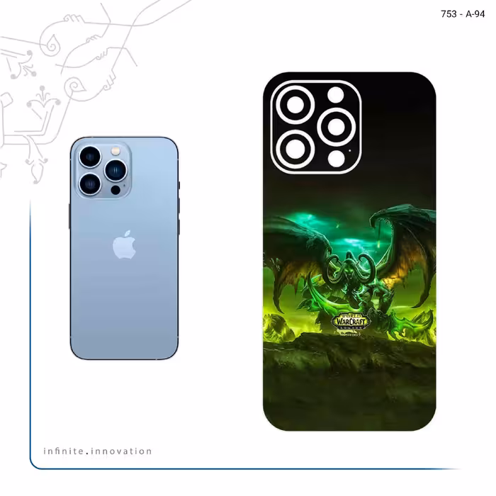 برچسب پوششی ماهوت مدل Warcraft Game Series مناسب برای گوشی موبایل اپل iPhone 13 Pro Max