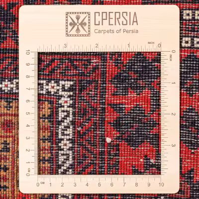 فرش دستباف قدیمی یک متری سی پرشیا کد 156083