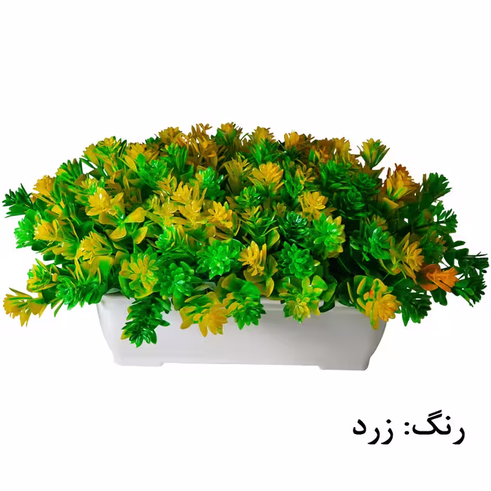 گلدان به همراه گل مصنوعی مدل shr