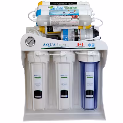 دستگاه تصفیه کننده آب آکوآ اسپرینگ مدل UF - SF4800 به همراه کیت نشتی گیر