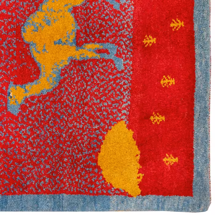 گبه دستباف ذرع و نیم سی پرشیا کد 152014