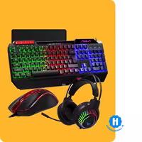 پک گیمینگ آئولا مدل T650 شامل کیبورد، ماوس و هدفون