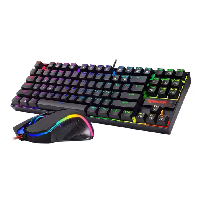 موس و کیبورد گیمینگ ردراگون Redragon K552-RGB-BA