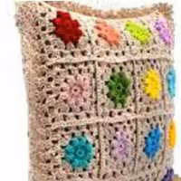 کوسن موتیف بافی 