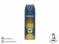 اسپری بدن مردانه باباریا Babaria بلک گلد حجم 200 میل