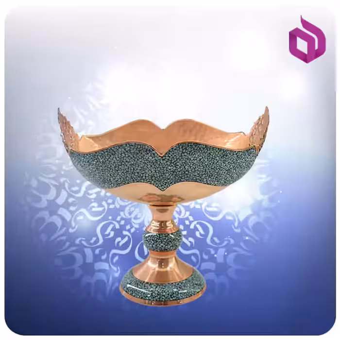 کشکول مس و فیروزه کوب شبکه 24 سانت آقاجانی