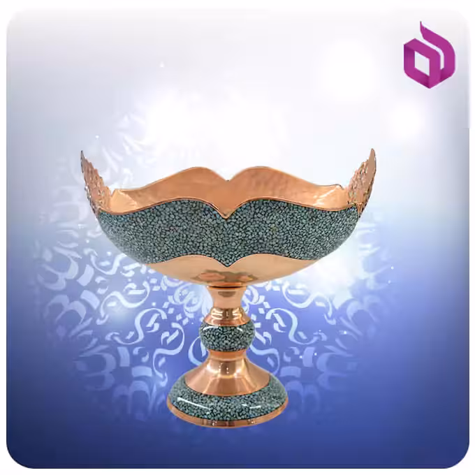 کشکول مس و فیروزه کوب شبکه 24 سانت آقاجانی