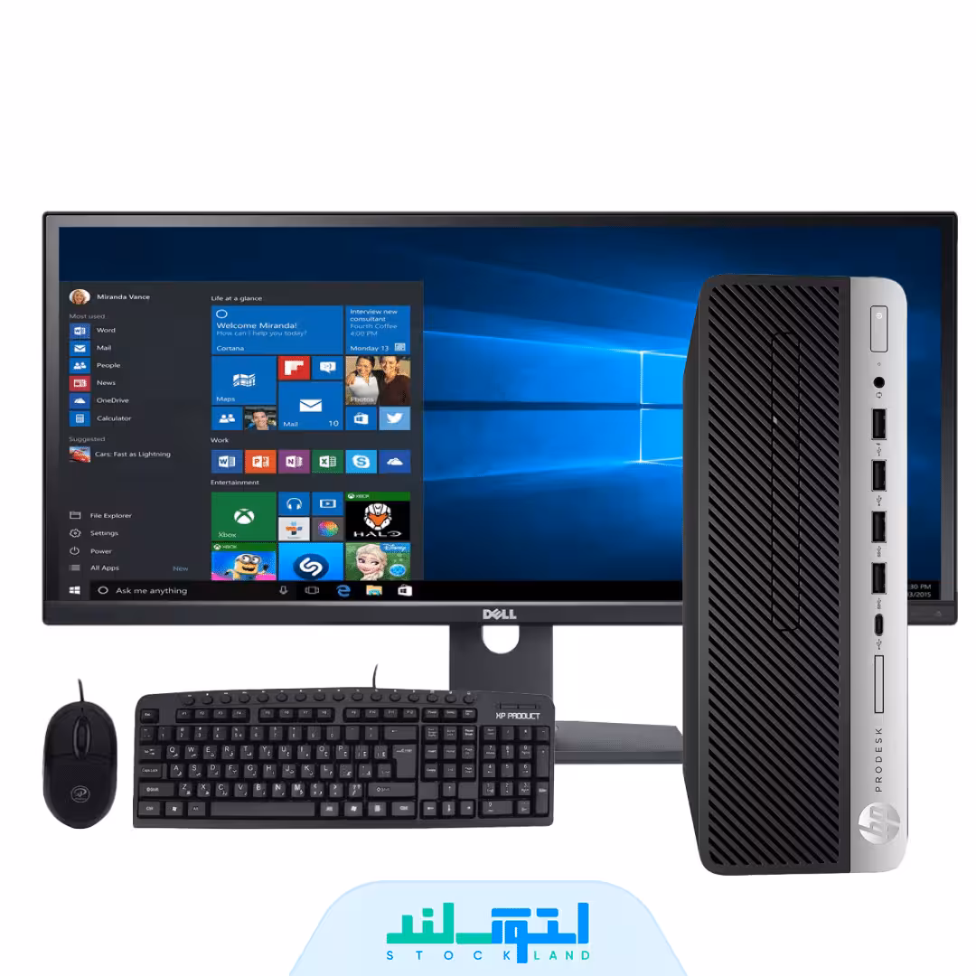 باندل کیس و مانیتور کامل HP کانفیگ 6