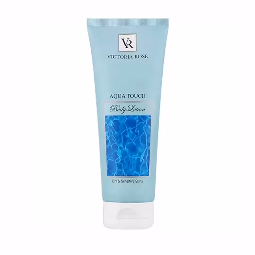 لوسیون بدن آکوا تاچ تیوپی Victoria Rose حجم 250 میل