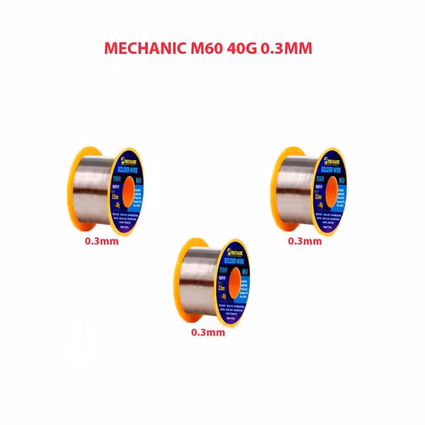 قیمت و خرید سيم قلع مکانیک SOLDER MECHANIC M60 (40G) 0.3MM