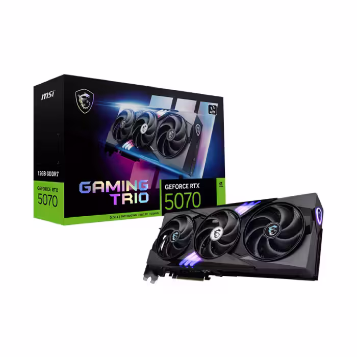 کارت گرافیک ام اس آی مدل GeForce RTX 5070 12G GAMING TRIO