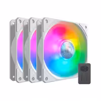 فن کیس کولر مستر سفید پک سه تایی SickleFlow 120 ARGB 3 in 1