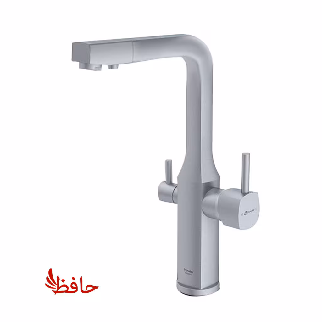 شیر ظرفشویی دومنظوره شودر مدل یونیک کروم مات