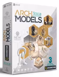 مجموعه مدلهای آماده سه بعدی ArchModel
