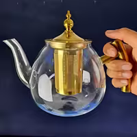 قوری پیرکس ناتالی مدل T کد 1200 با ظرفیت 1200 میلی لیتر