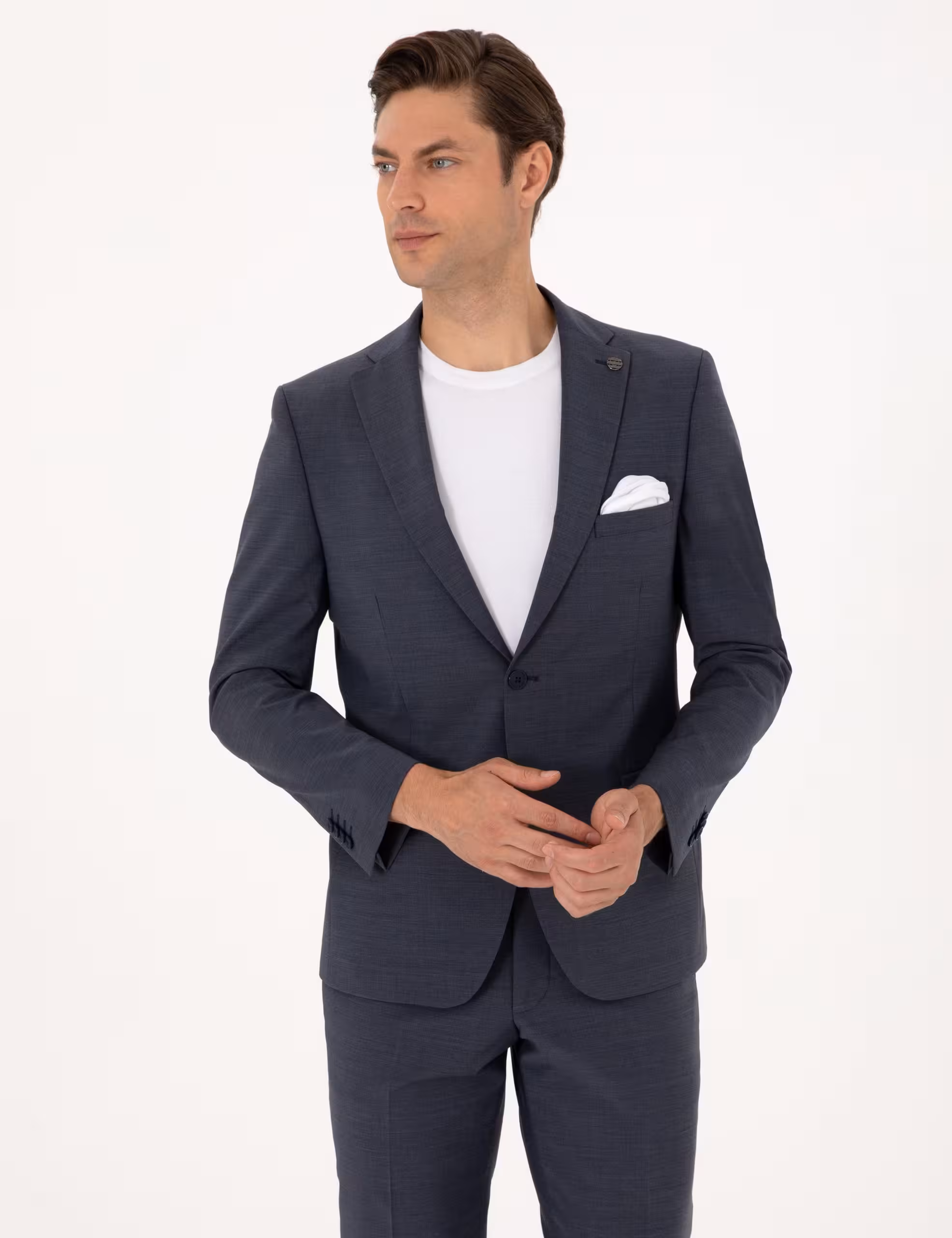 کت و شلوار مردانه آبی تیره پیرکاردین